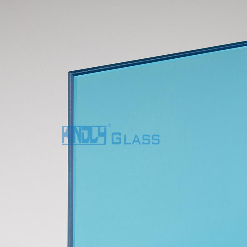 44.2 Vidrio laminado PVB azul marino transparente